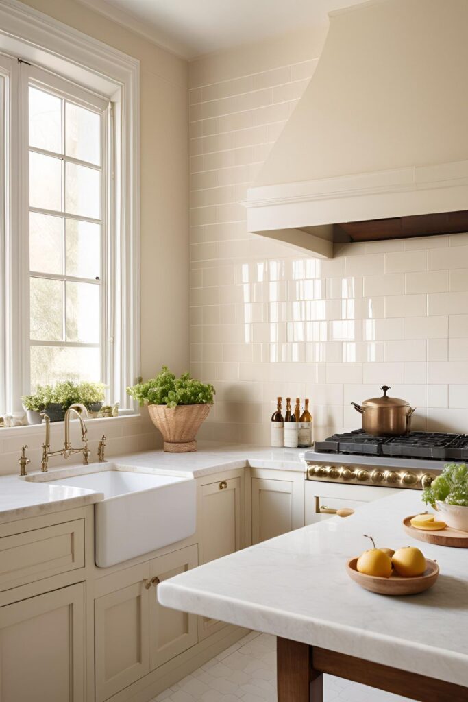 White Subway Tile Kitchen Backsplash