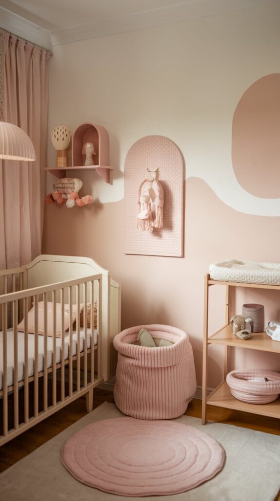 Pink Accent Neutral Nursery 