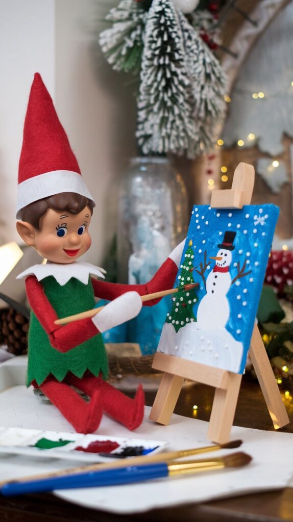 Elf Paints a Picture