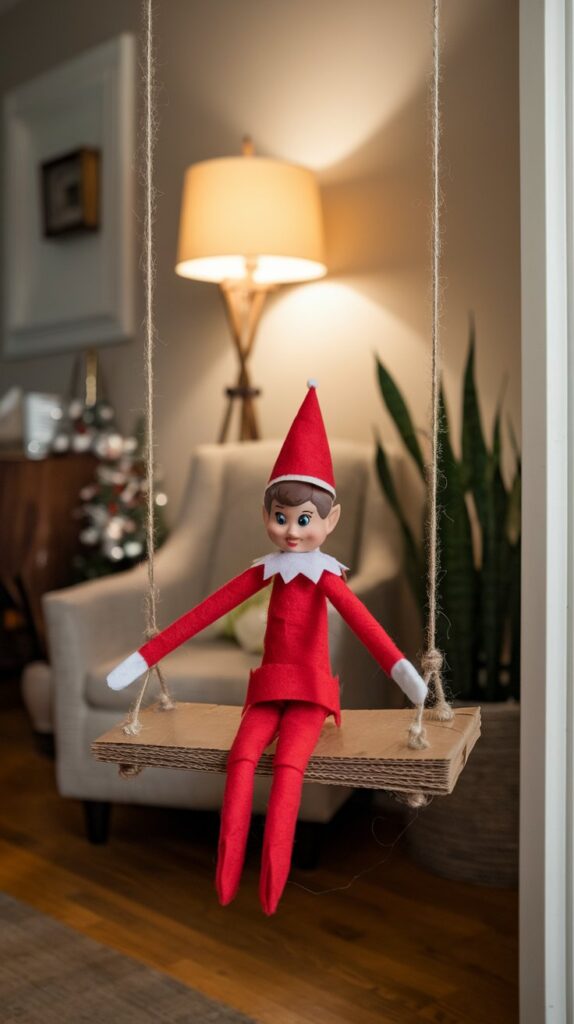 Elf on a Swing