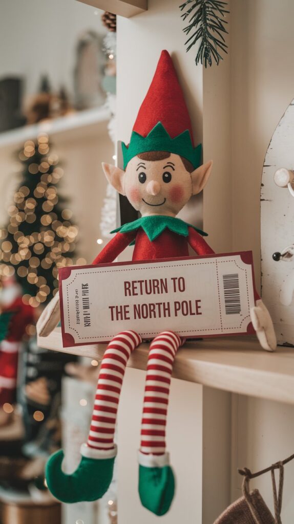 Elf’s “Return to the North Pole” Ticket