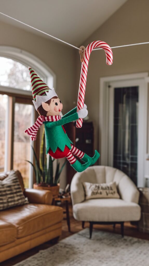 Candy Cane Zip Line