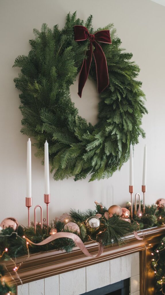 Glamorous Rose Gold and Burgundy Decor