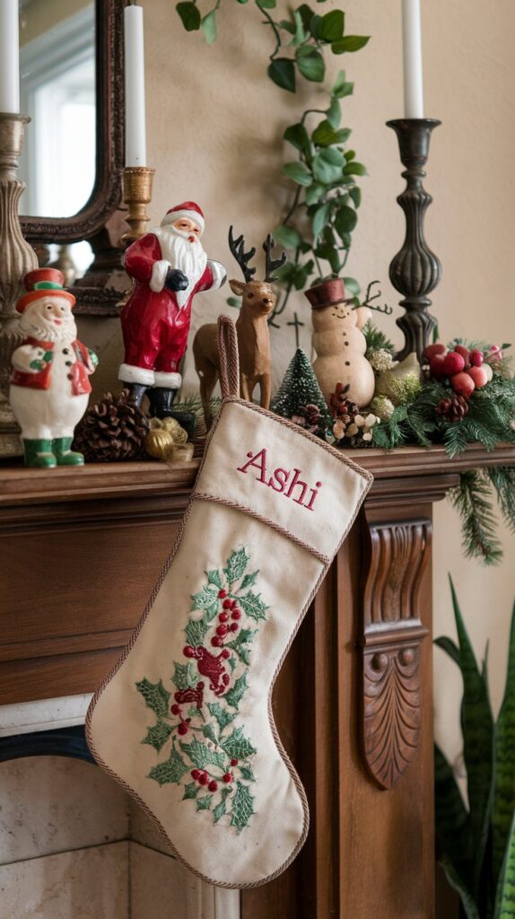 Vintage Christmas Decor with a Nostalgic Twist