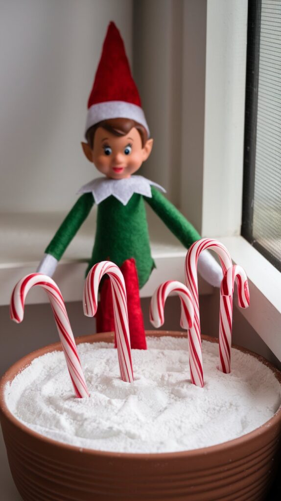 Elf’s Candy Cane Garden