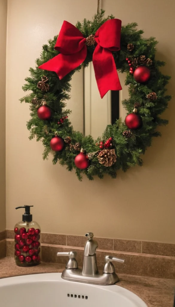 Bathroom Christmas Decor 