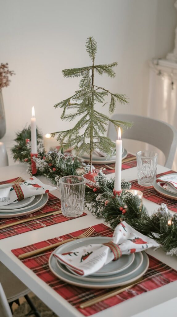 Christmas Dining Table Decor