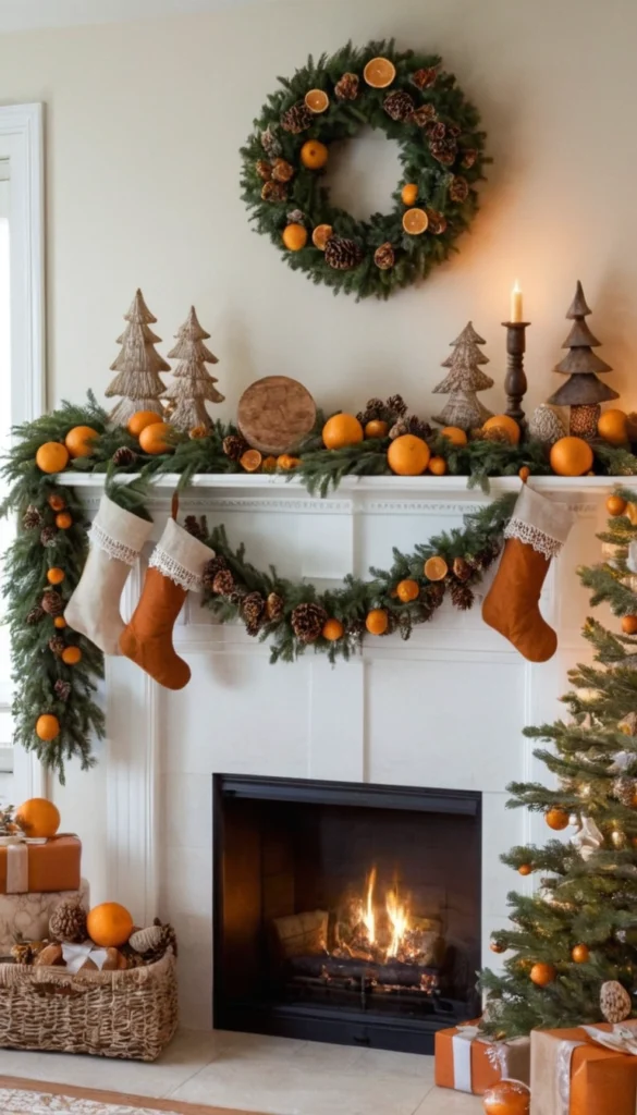 French Country Christmas Decor for Small Apartments