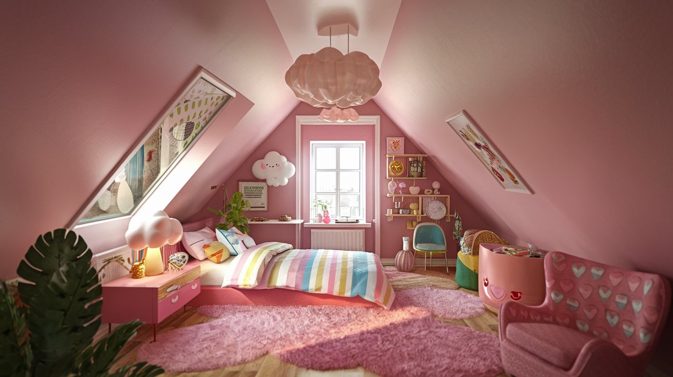 10 Attic Bedroom Ideas: Kawaii Vibes for a Cute and Fun Makeover