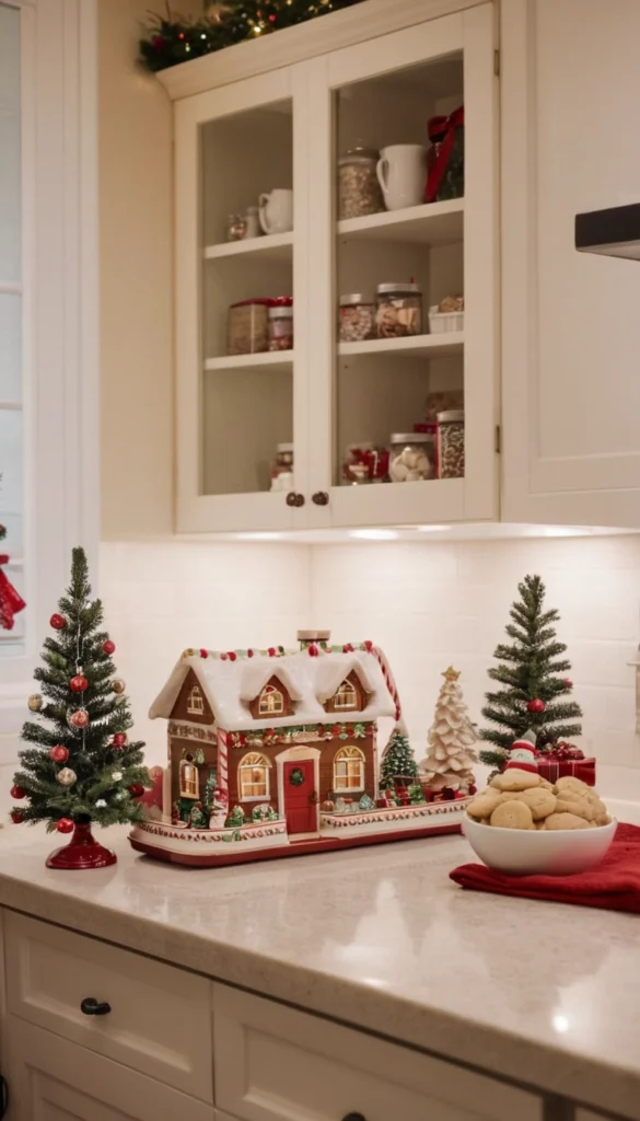 Christmas Decor for Small Kitchen Countertops