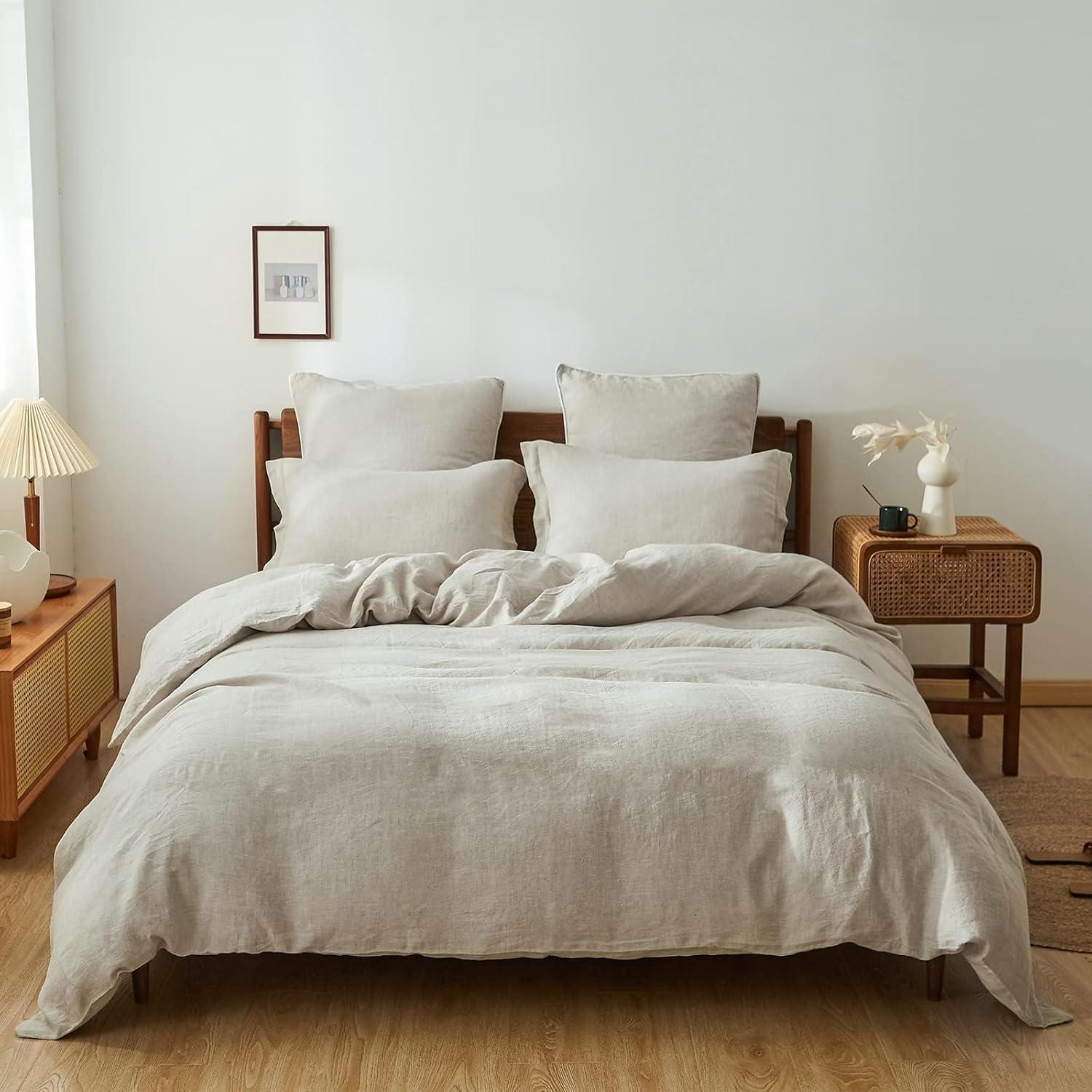 Simple Opulence Linen Bedding Set