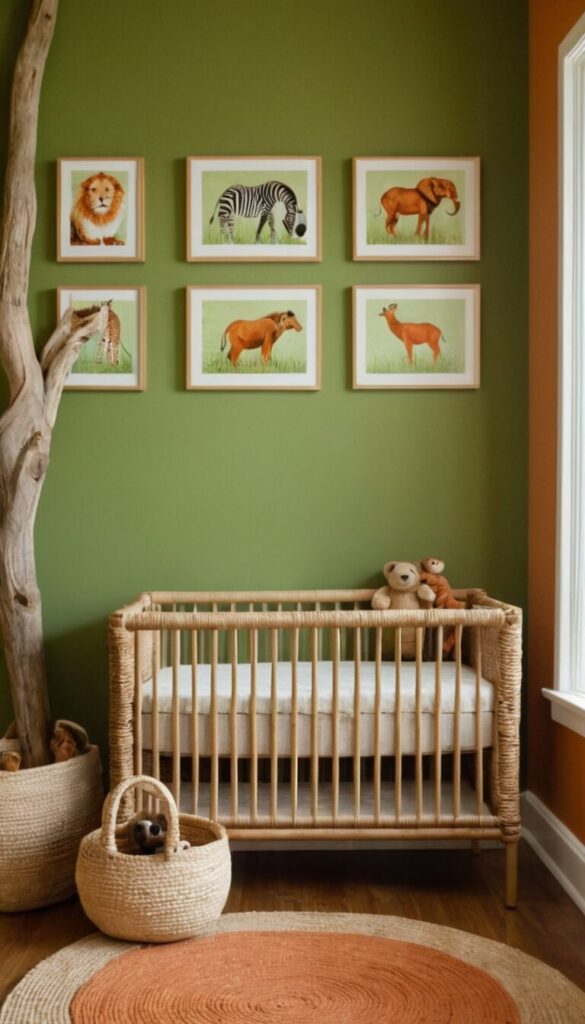 Natural Textures ideas for safari baby nursery