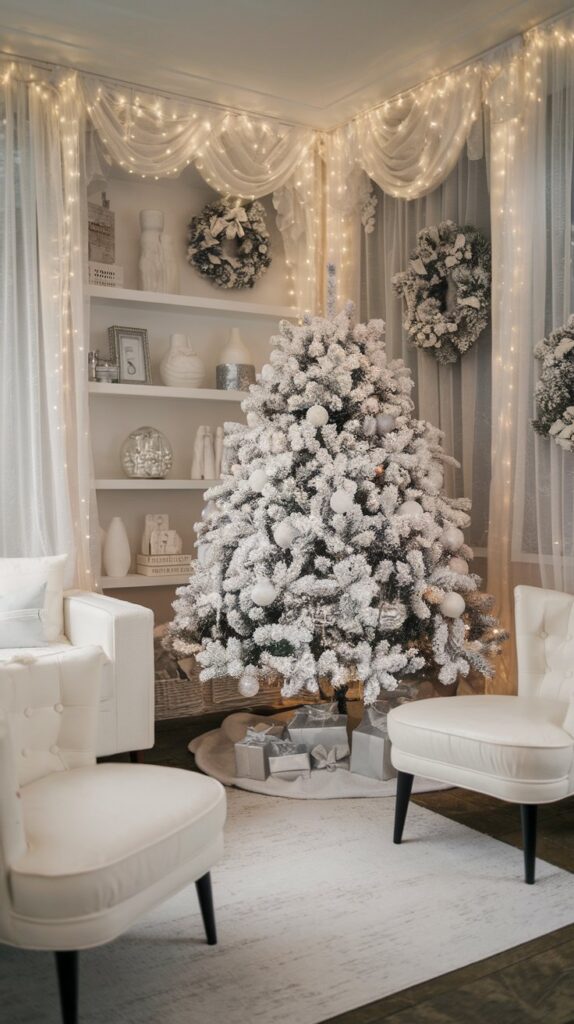 Neutral Christmas Decor for Small Apartments