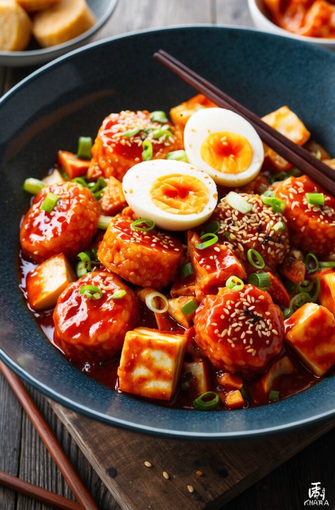 Tteokbokki (Spicy Rice Cakes)