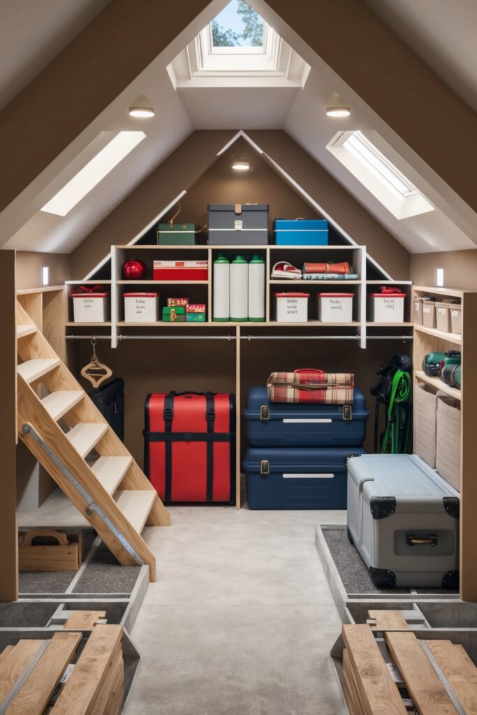 attic storage ideas