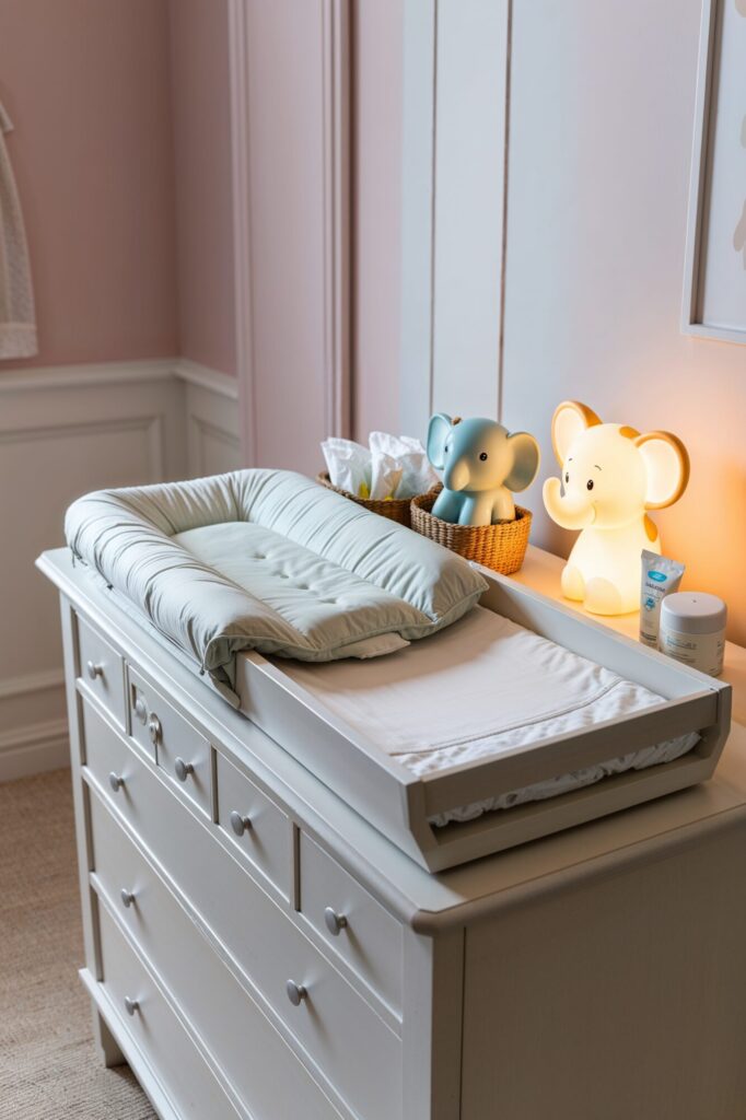 baby changing table