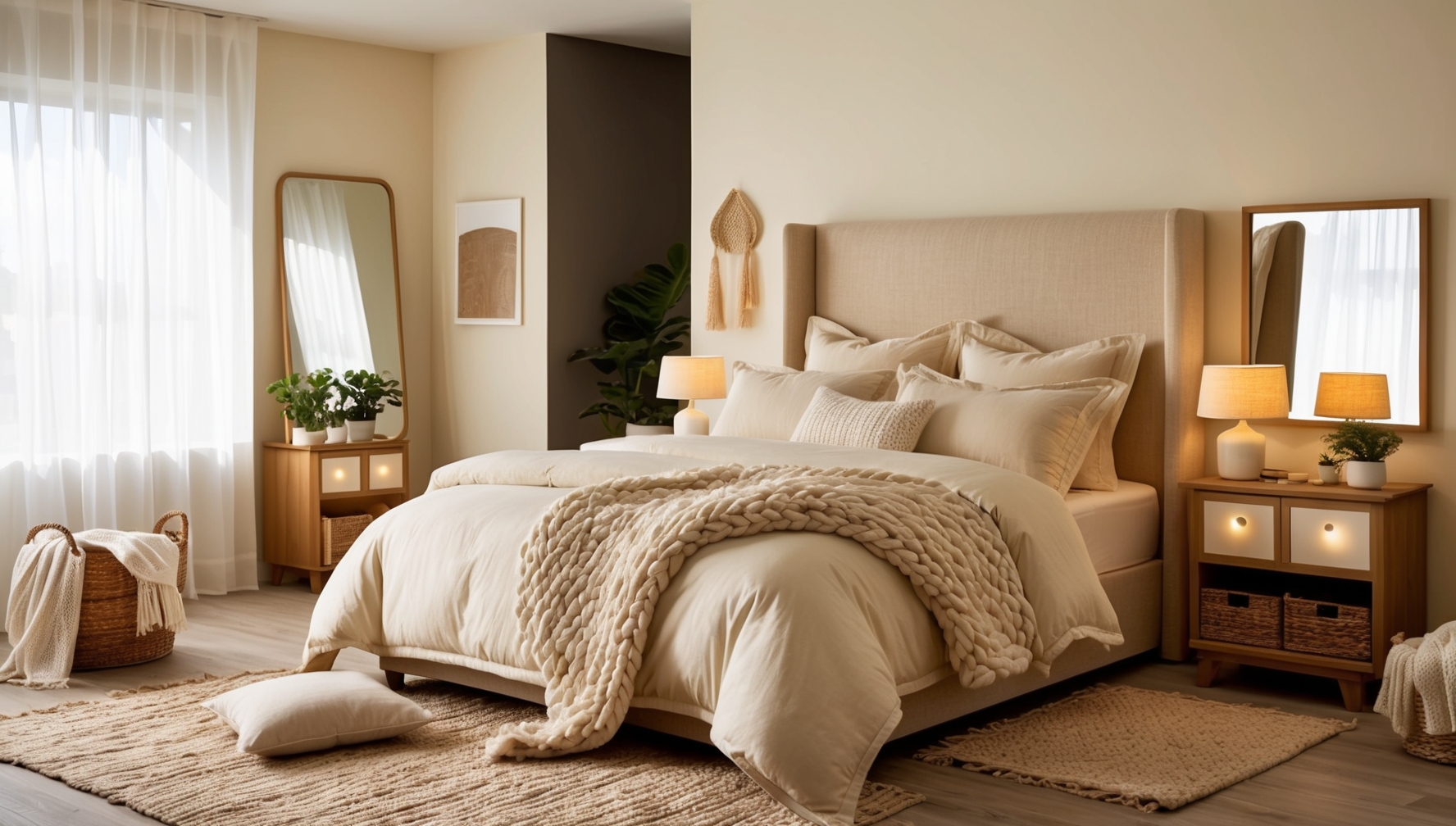 Dreamy Ideas for a Cozy Cream Bedroom