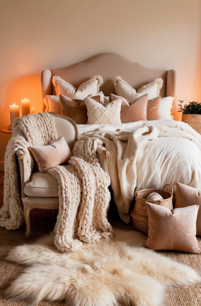 cozy cream bedroom