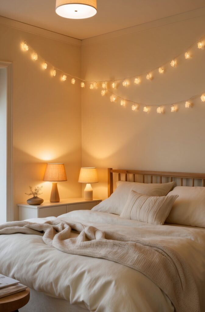 cozy cream bedroom