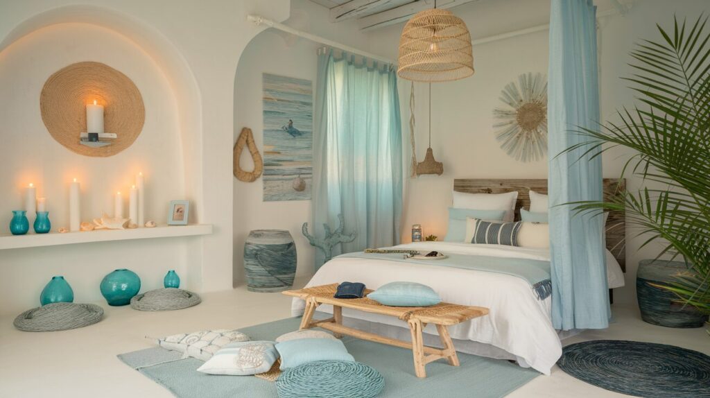 modern coastal bedroom