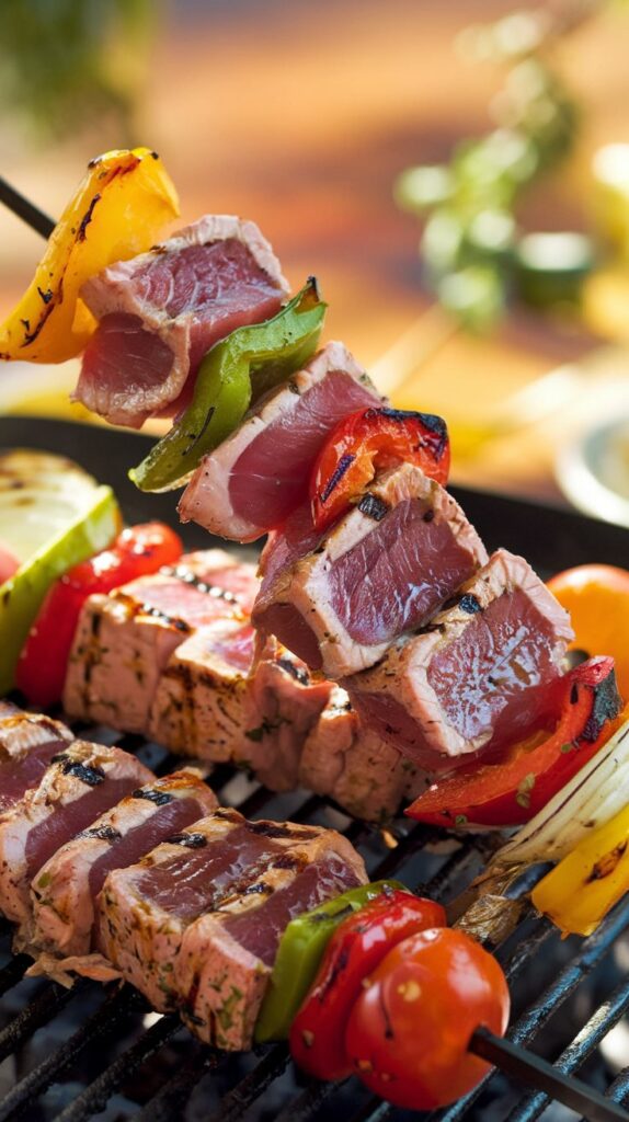 Grilled Tuna Kebab Recipe