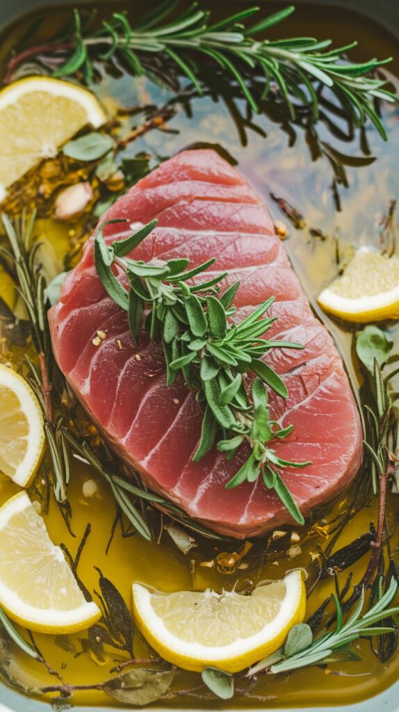 Mediterranean Herb Marinades for Tuna