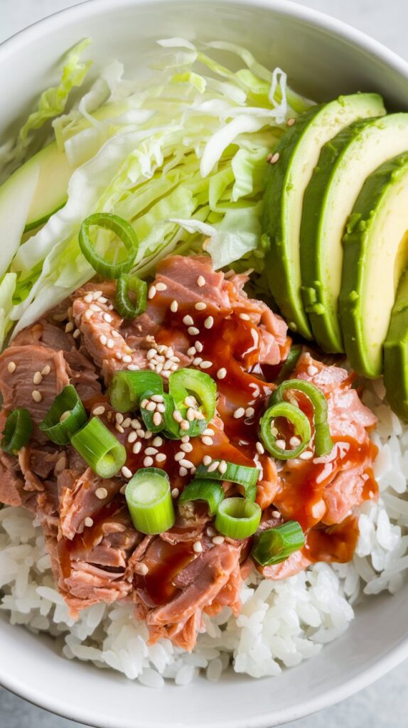 Asian-Inspired Spicy Tuna Bowl 