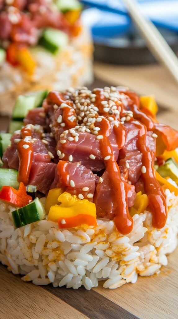 Sriracha Tuna Rice Bowl