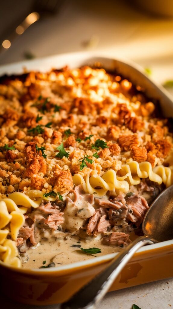 Traditional Tuna Noodle Casserole