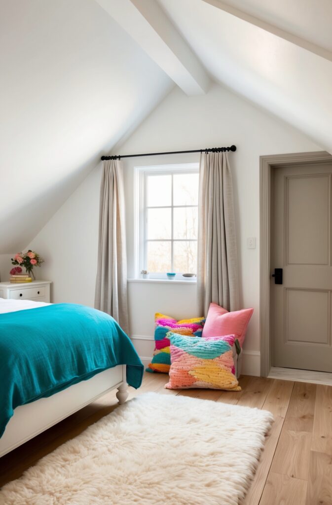 attic with Cohesive Color Palette