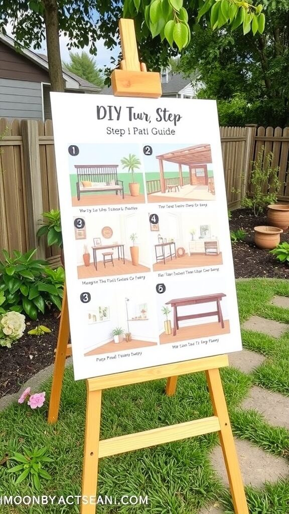 Step-by-step guide for DIY patio project