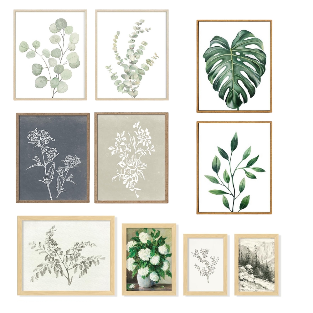 Botanical Wall Art & Decor for a Plant Bedroom