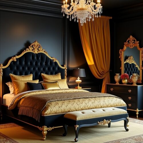 12 Stunning Black and Gold Guest Bedroom Ideas to Transform Your Space